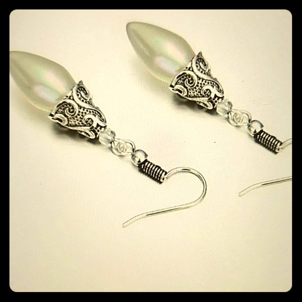 925 Silver White Fire Opal Women's ring